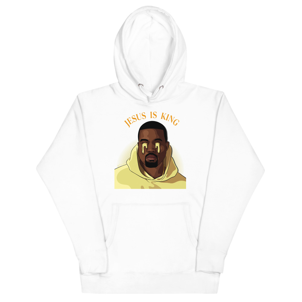 Jesus is King Kanye West Portrait Unisex Hoodie